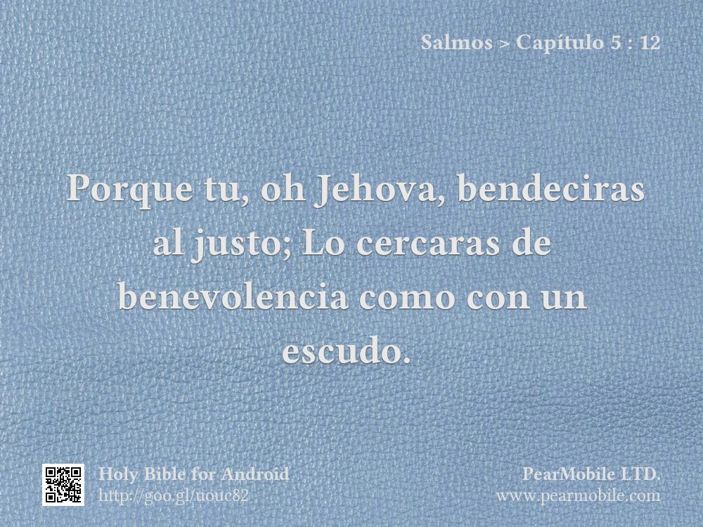 Salmos, Capítulo 5:12